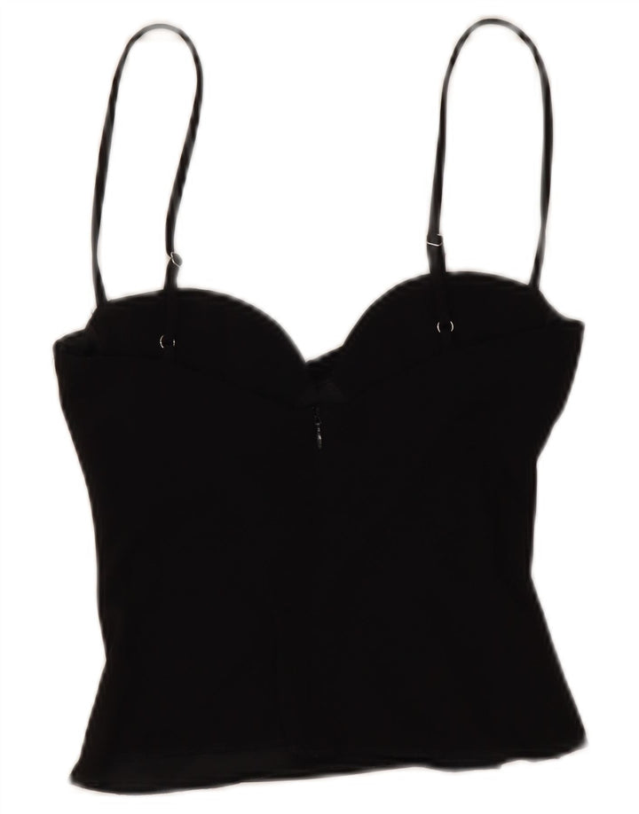 Damski top na ramiączkach Zara UK 6 XS, czarny
