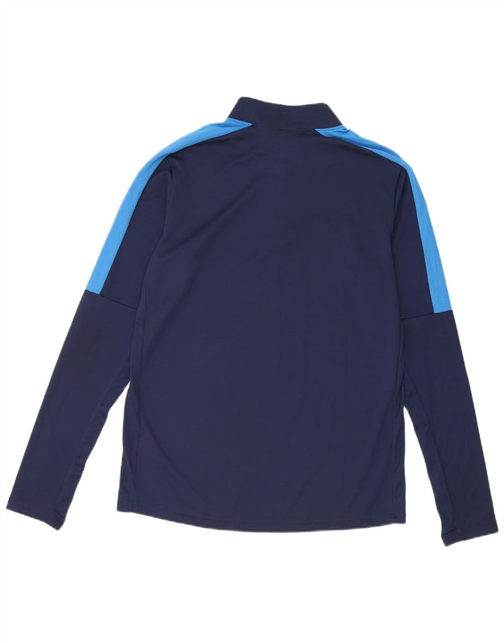 Męski dres Nike Dri Fit z pulowerem, średni granatowy kolor blokowy