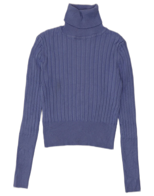 Sweter damski Zara z okrągłym dekoltem UK 12, średni fiolet