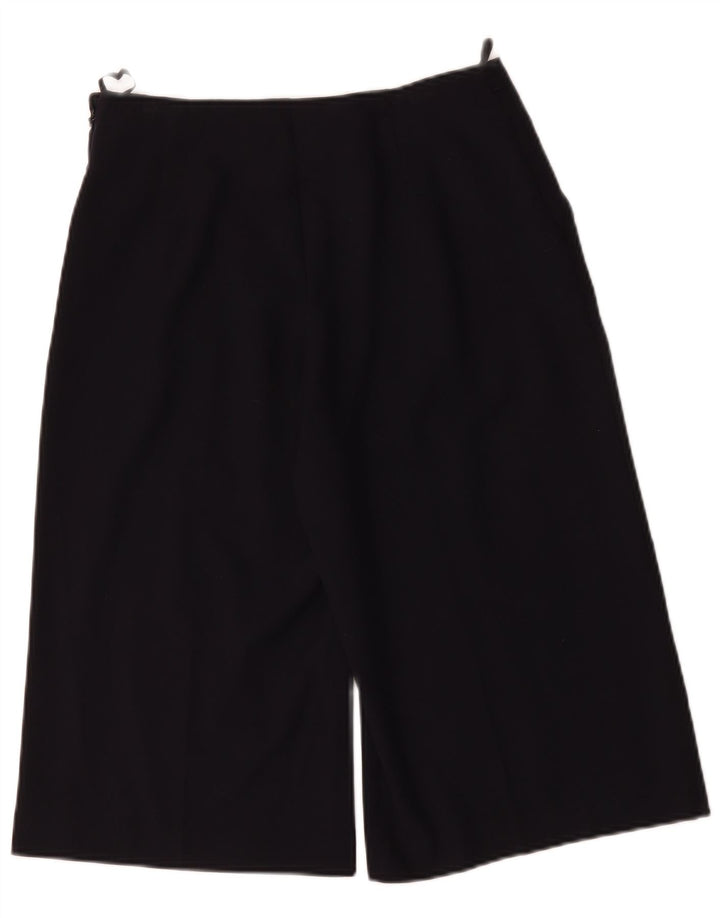 Marks & Spencer Damskie Bermudy UK 10 Małe W30 Granatowe Poliester