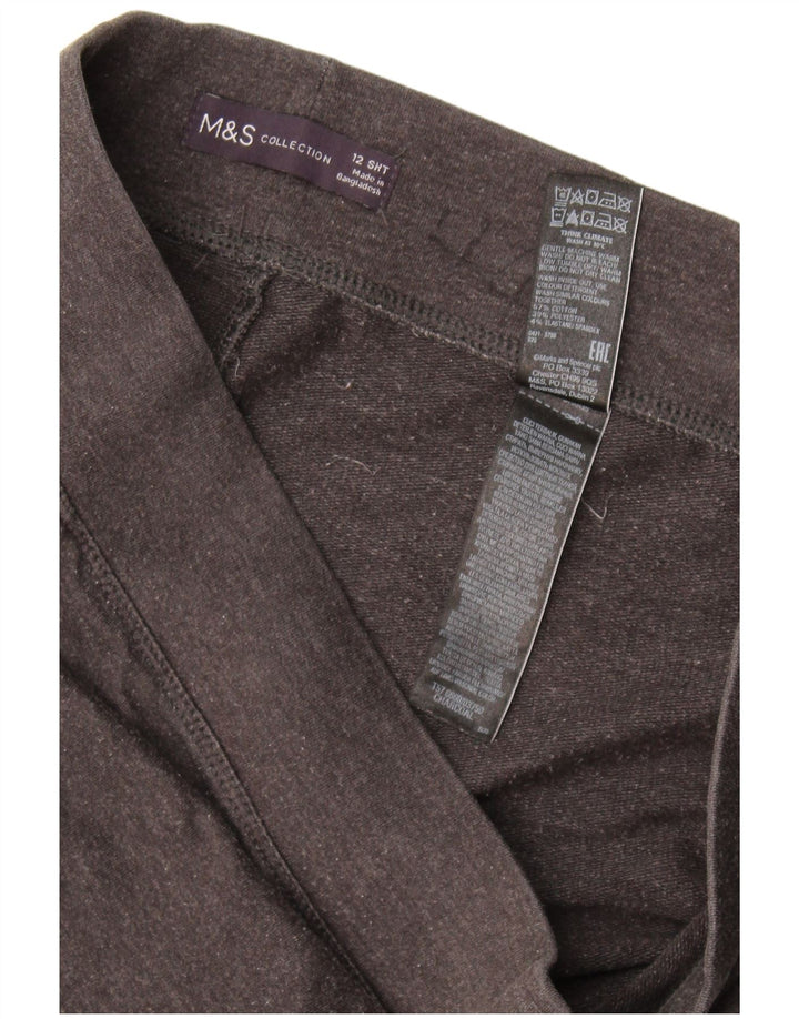 Legginsy damskie Marks & Spencer UK 12, średnioszare, bawełniane
