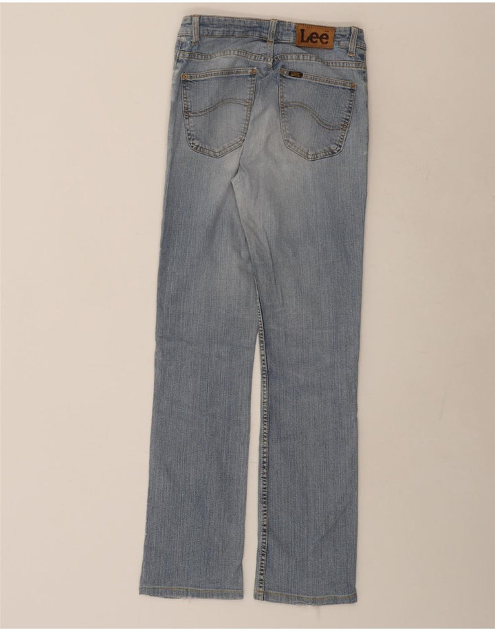 Damskie jeansy LEE Cameron Straight W30 L33 Niebieskie bawełniane