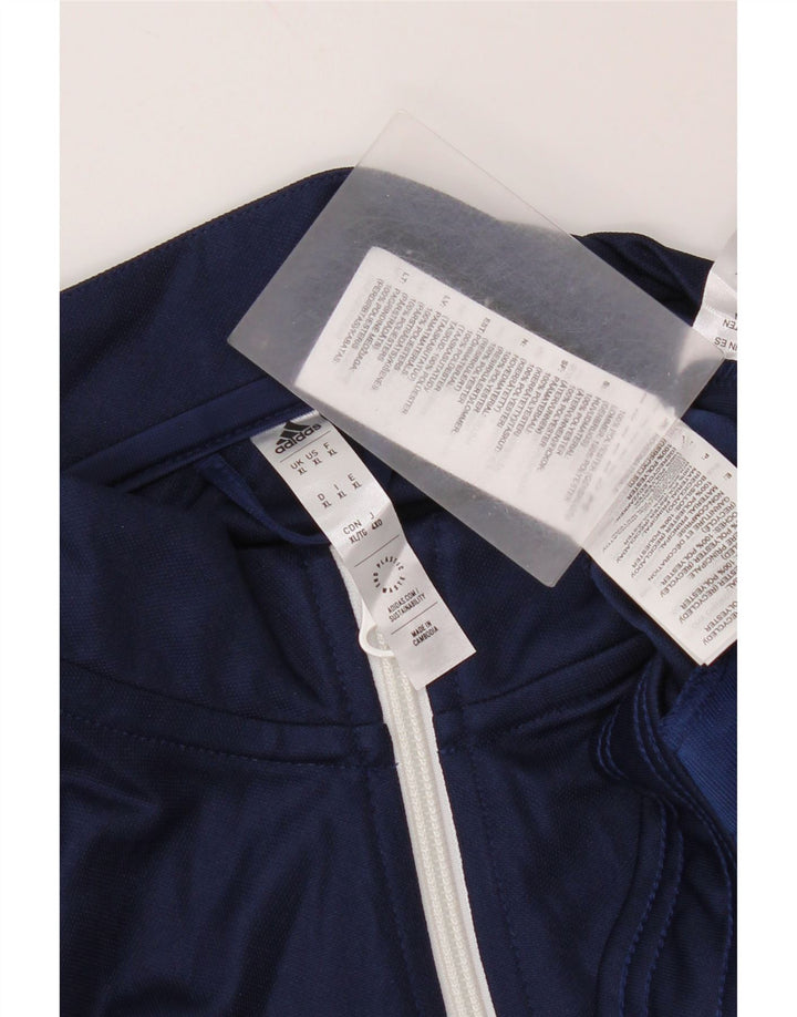 Adidas Męska kurtka dresowa Aeroready XL granatowa, poliestrowa