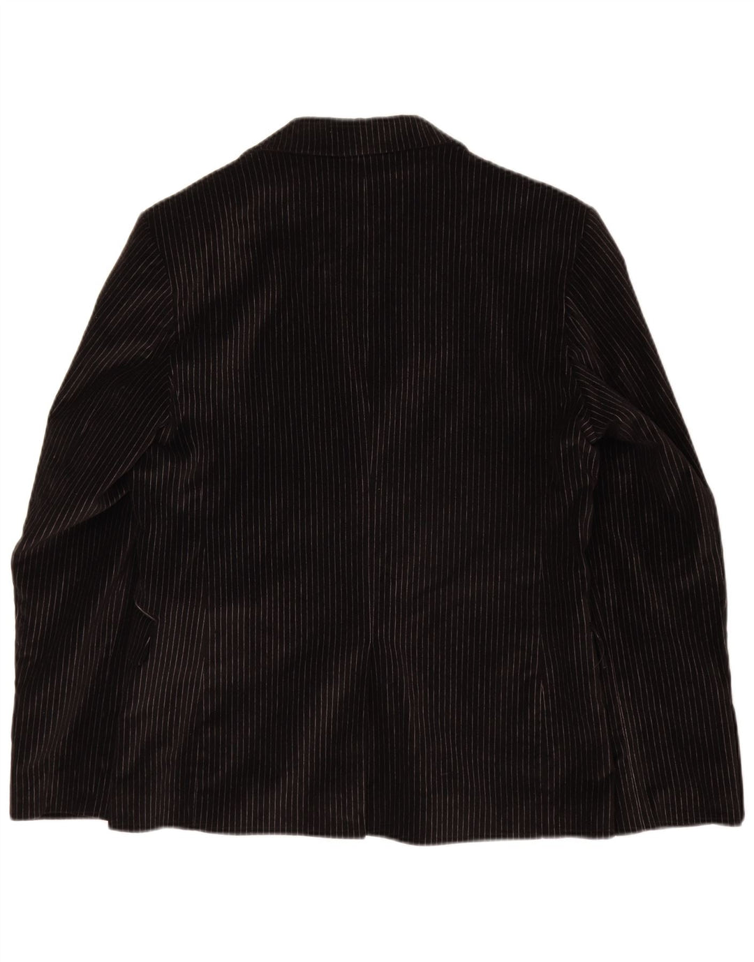 Vincent Męski 2-częściowy garnitur z 2 guzikami IT 48 Medium W30 L32 Czarne prążki
