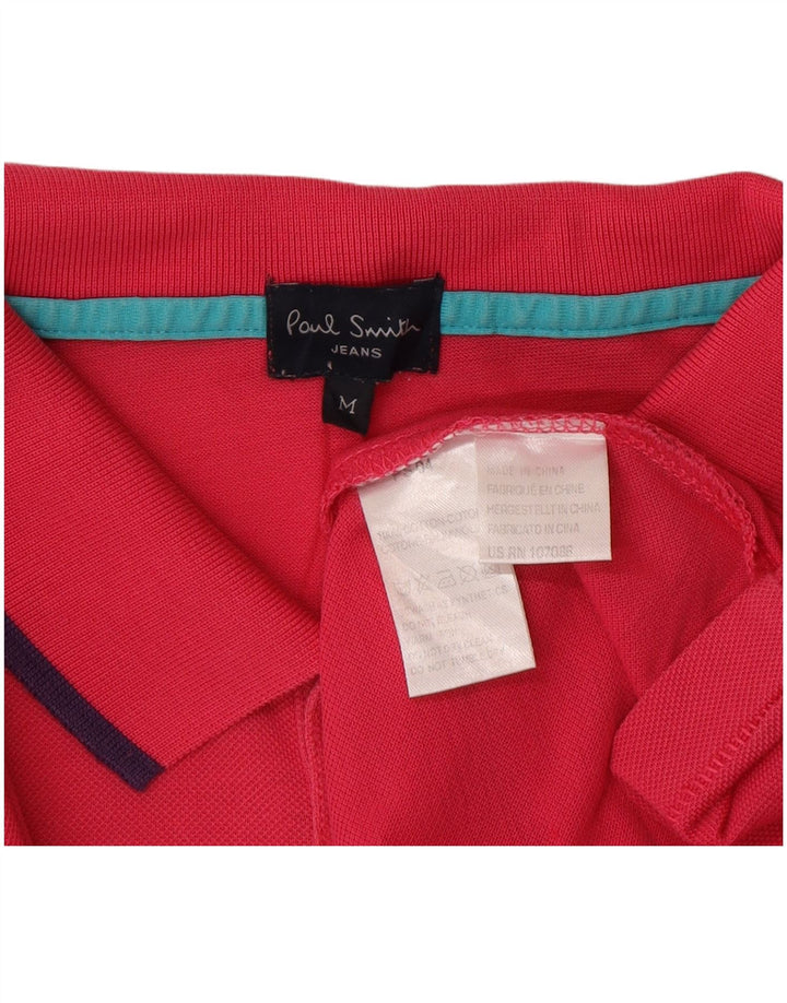 Męska koszulka polo Paul Smith, średnia, różowa, bawełniana
