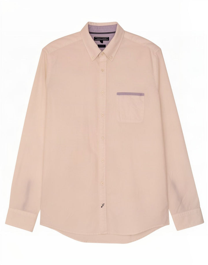 Koszula męska Tommy Hilfiger, duża, biała, bawełniana