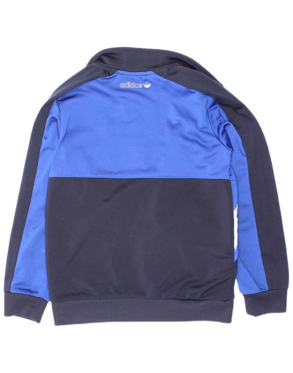 Kurtka chłopięca Adidas Primegreen Dres Top 7-8 lat Niebieski Colorblock