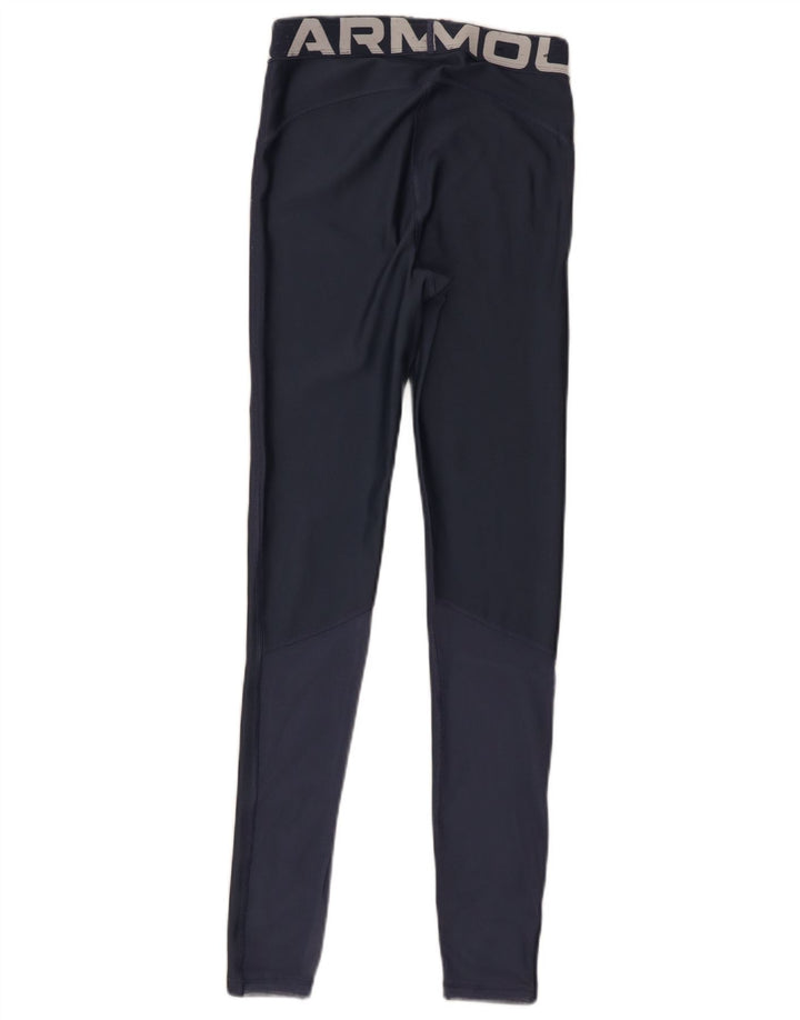 Damskie legginsy Under Armour Graphic UK 4 XS Niebieskie, poliestrowe