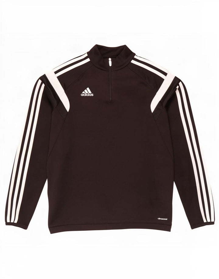 Chłopięcy dres Adidas Climacool z zamkiem błyskawicznym na szyi, 11-12 lat, czarny
