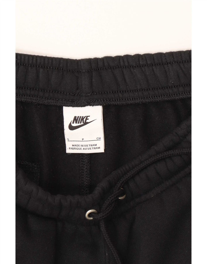 Męskie spodnie dresowe Nike Cargo, małe, czarne, bawełniane