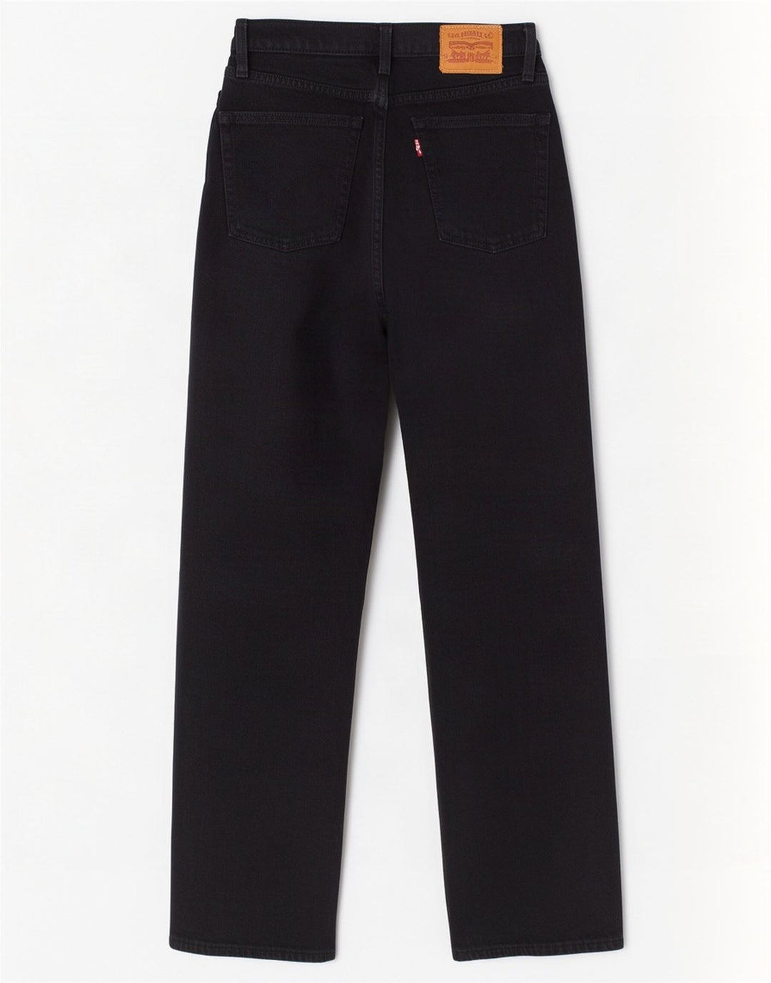 Damskie jeansy Levi's Ribcage Straight W24 L27 Czarna bawełna