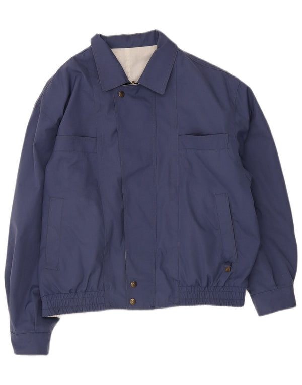 Męska kurtka bomber Vintage UK 38, średni granat