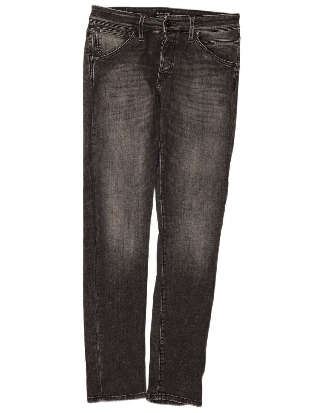 Męskie jeansy typu slim Jack & Jones W31 L32 Szara bawełna