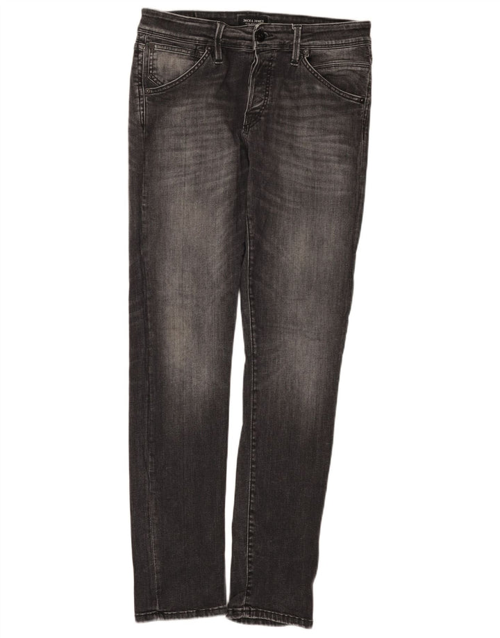 Męskie jeansy typu slim Jack & Jones W31 L32 Szara bawełna