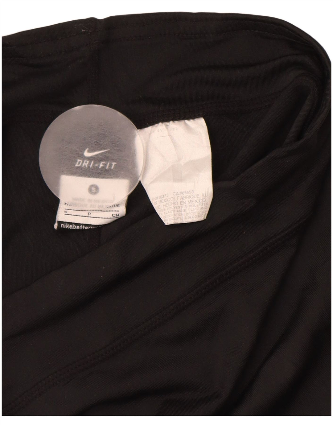 Damskie spodenki sportowe NIKE Dri Fit UK 10, małe, czarne, poliestrowe