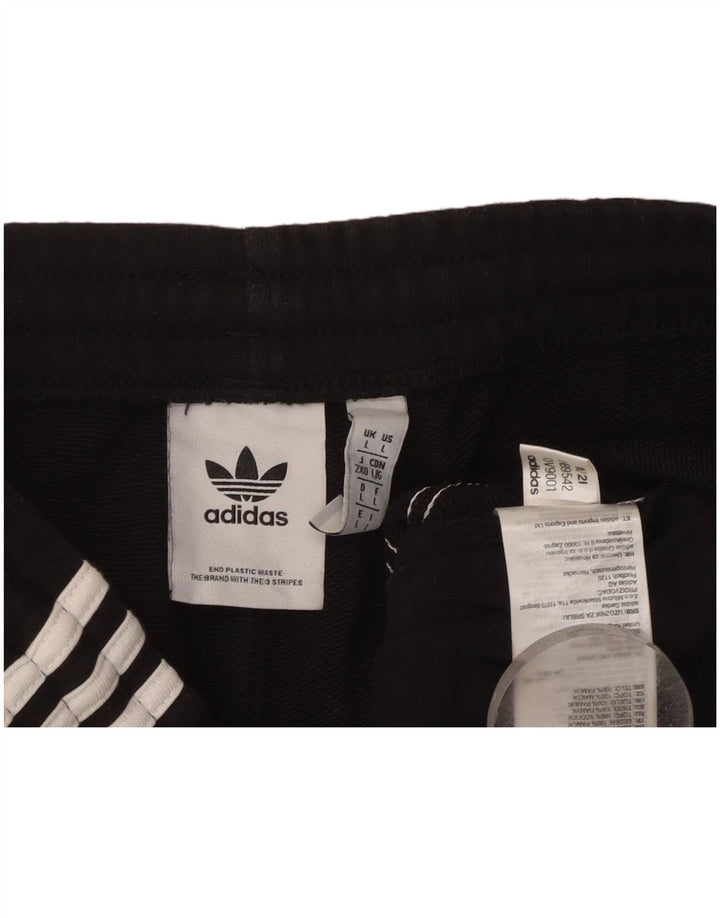 Męskie spodenki cargo Adidas, duże, czarne, bawełniane