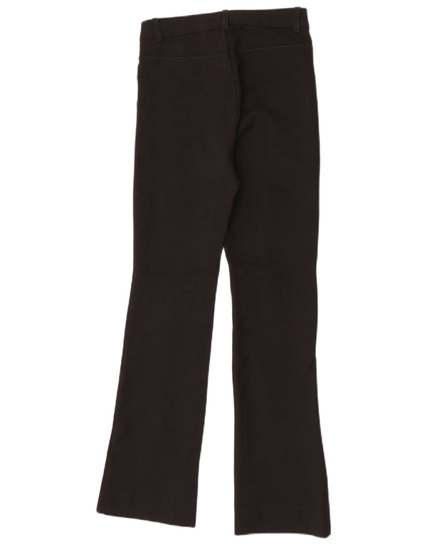 Spodnie damskie Zara Bootcut Slim Fit, małe, W26 L29, czarna wiskoza
