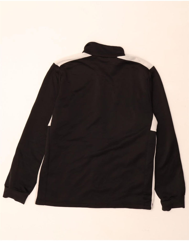 Męska kurtka dresowa ADIDAS, duża, czarna, poliestrowa z blokami kolorów