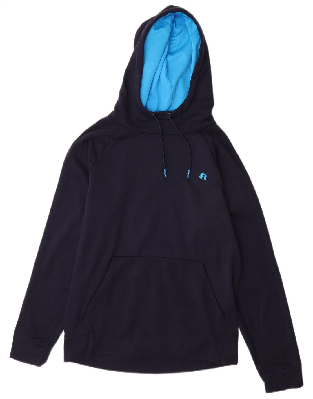 Męski sweter z kapturem Russell Athletic, mały, granatowy, poliester