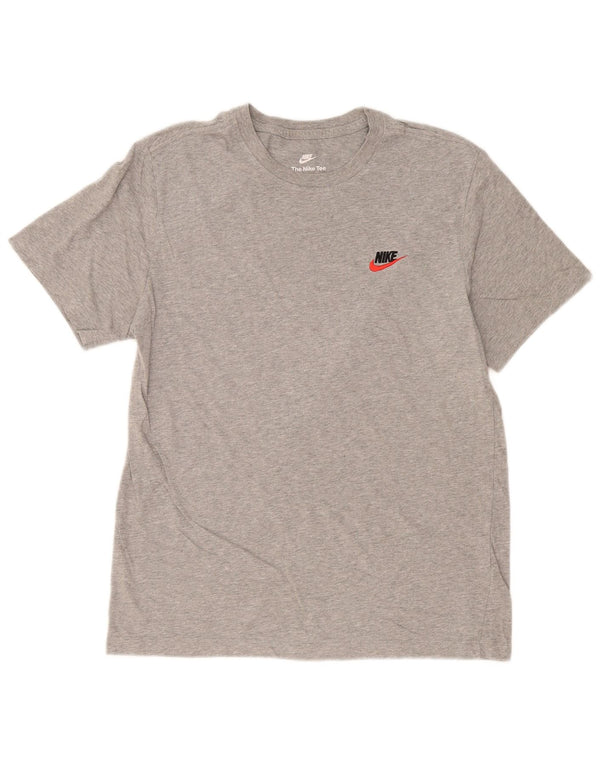 T-shirt męski Nike The Tee, średnioszary, bawełniany