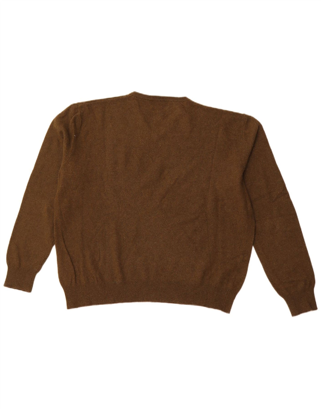 Damski sweter KAPPA z dekoltem w kształcie litery V, UK 16, duża wełna khaki