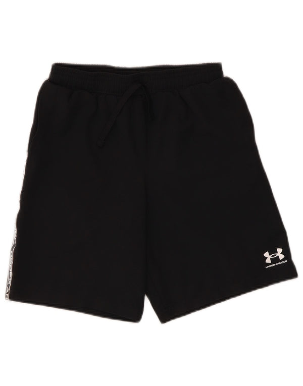 Chłopięce spodenki sportowe Under Armour Heat Gear Graphic 9-10 lat, średnie czarne