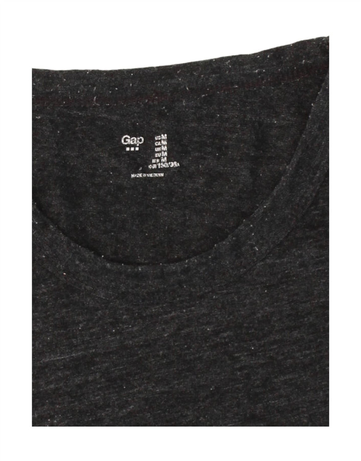 GAP Mens Graphic T-Shirt Top Medium Black Flecked Cotton Vintage Gap and Second-Hand Gap from Messina Hembry 