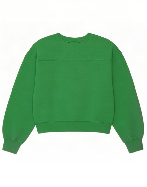 Damski sweter typu Crop Oversize Zara UK 10, mały, zielony, poliester