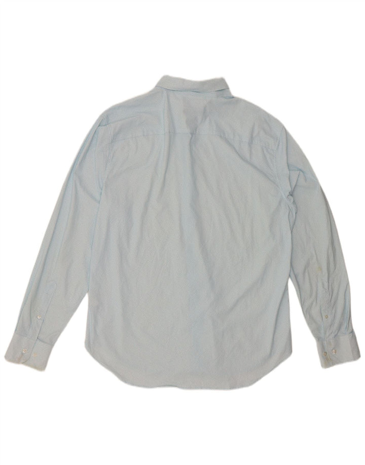 BONOBOS Męska koszula o sportowym kroju, duża, niebieska nylonowa w cętki