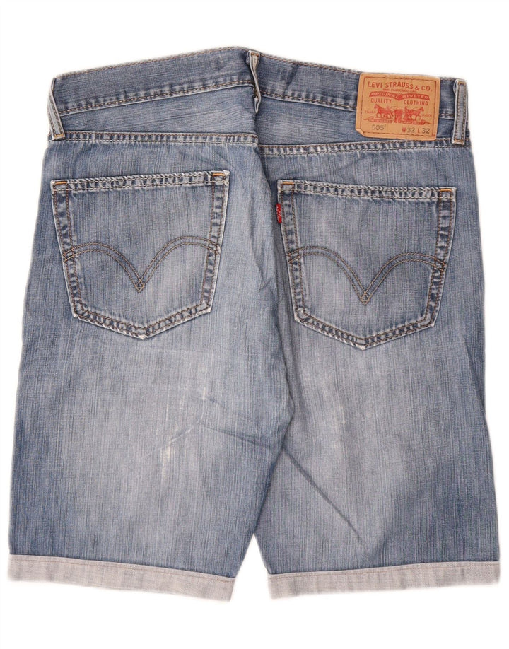 Męskie spodenki jeansowe Levi's 505 W32 Średnioniebieskie, bawełniane