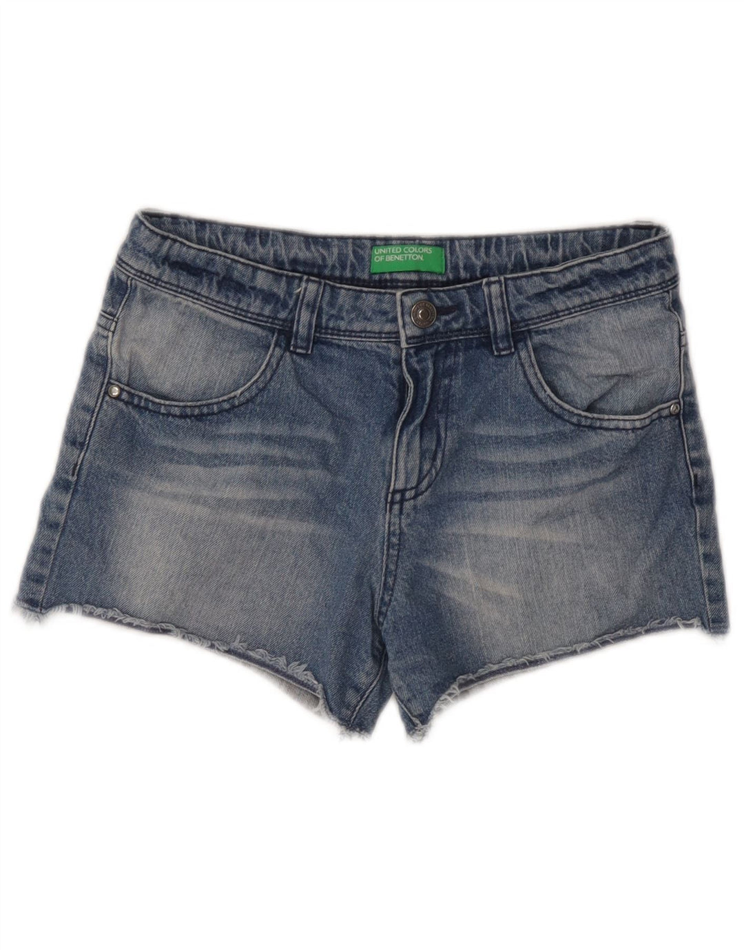 Damskie spodenki jeansowe Benetton W26 Small Blue