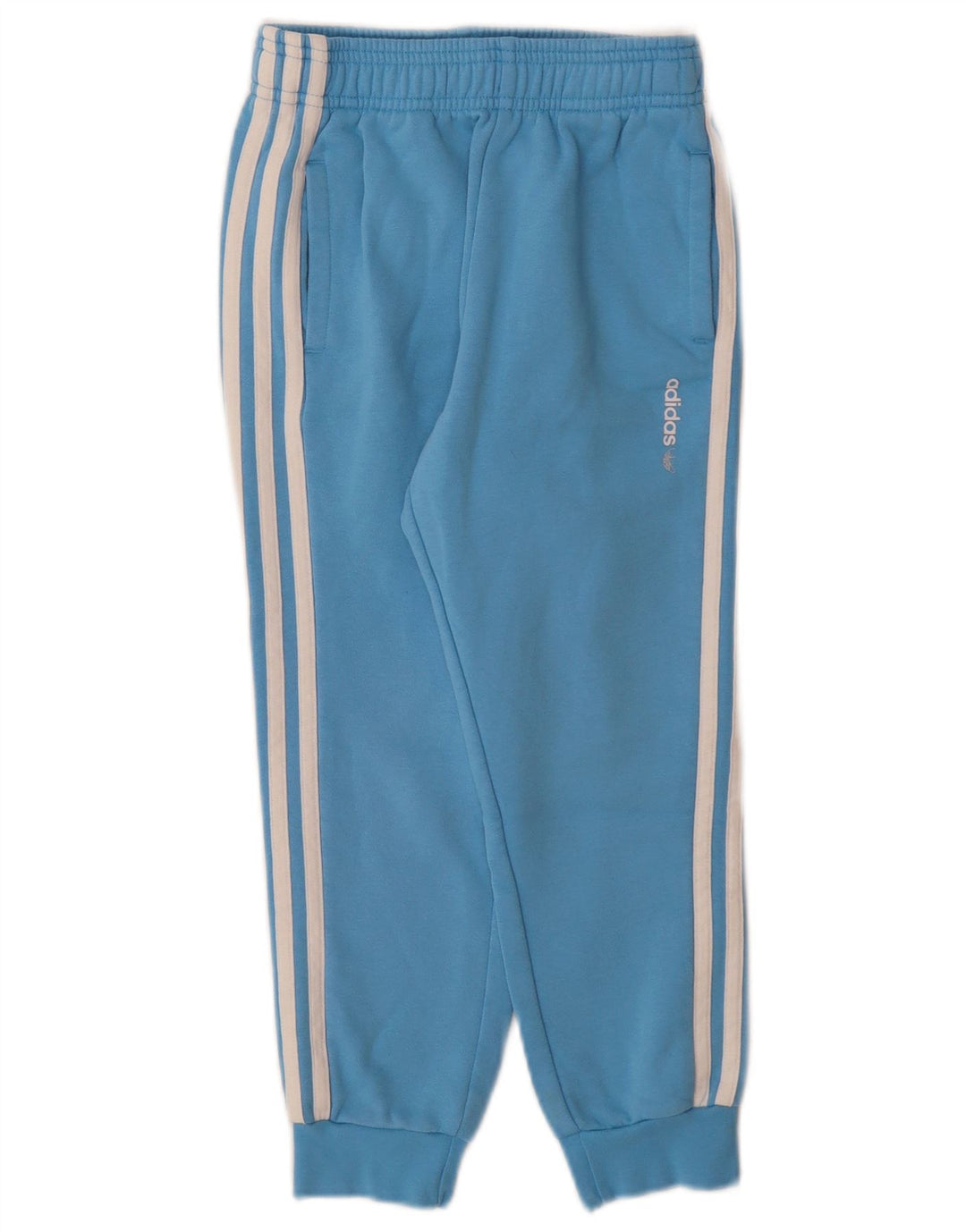 Chłopięce spodnie dresowe ADIDAS Joggers 6-7 lat, niebieska bawełna