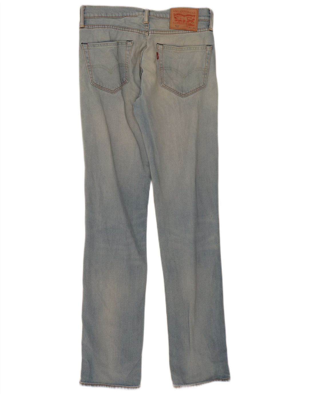 Damskie jeansy Levi's 511 Slim W30 L34 Niebieska bawełna
