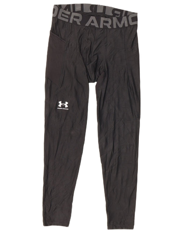 Under Armour Mens Heat Gear Graphic Leggings Large Black