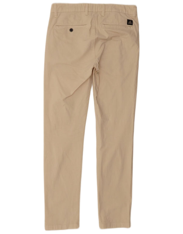 Męskie spodnie chino Zara EU 38 Small W30 L30 Beżowa bawełna
