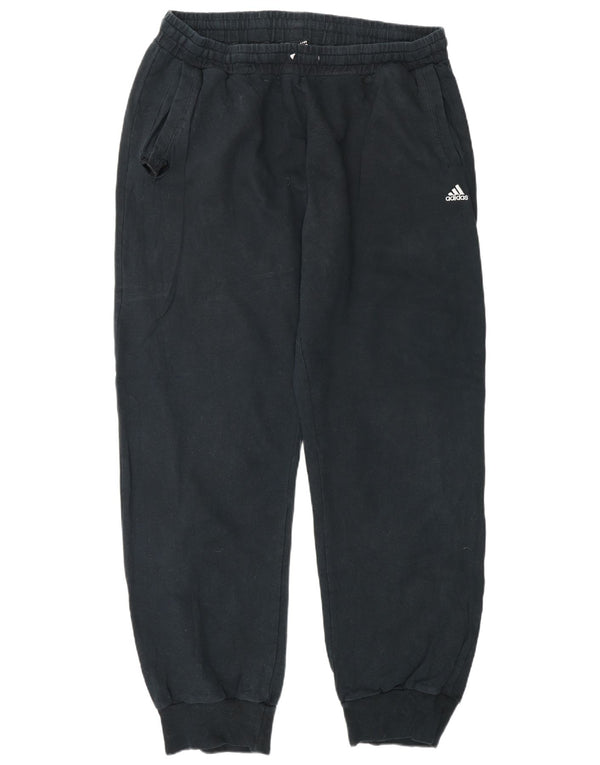 Męskie spodnie dresowe Adidas Joggers UK 46/48 XL Czarna bawełna