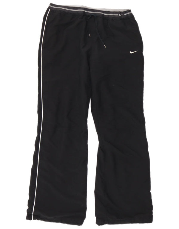 Damskie spodnie dresowe Nike UK 14/16, duże, czarne, poliestrowe