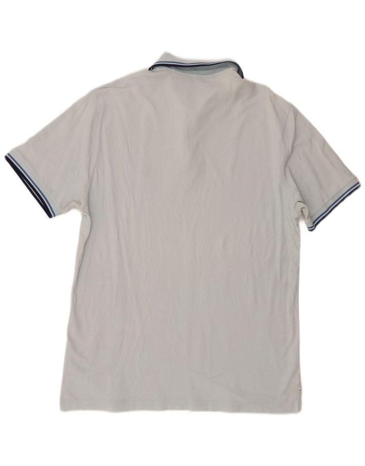 Męska koszulka polo Fred Perry, duża, niebieska, bawełniana