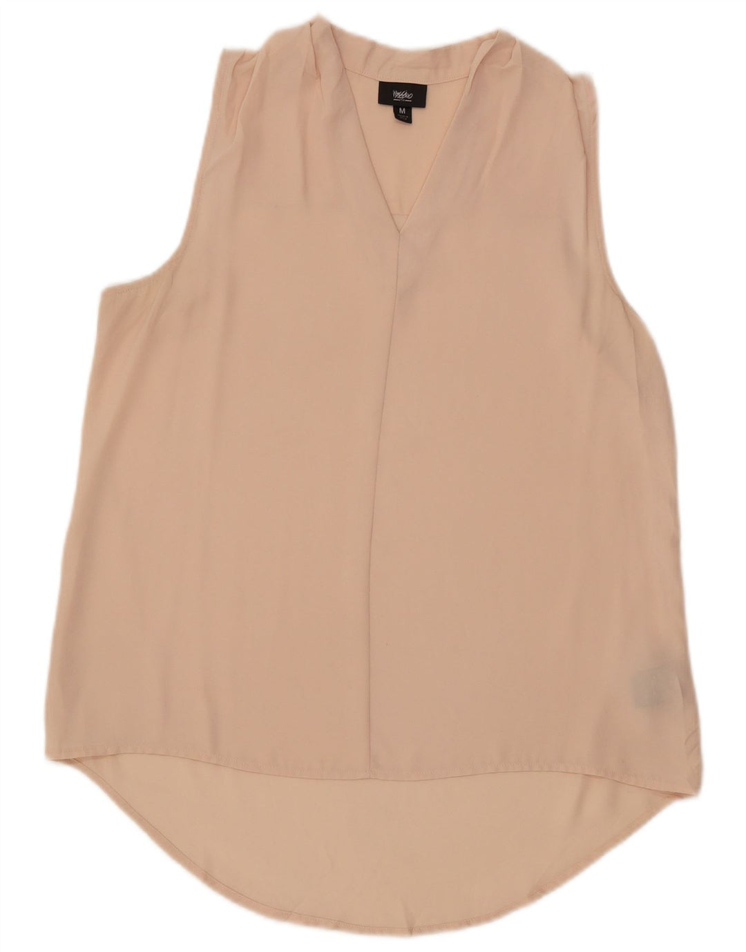 Damska bluzka bez rękawów Mossimo z długim rękawem, UK 14, średni różowy poliester