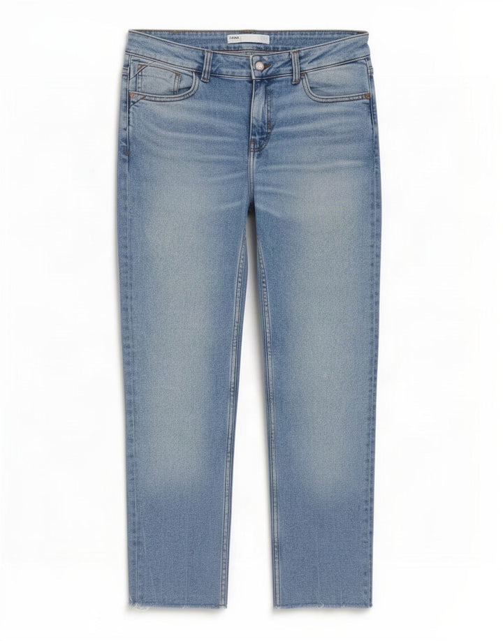Damskie proste dżinsy Zara EU 40 Medium W30 L26 Niebieskie