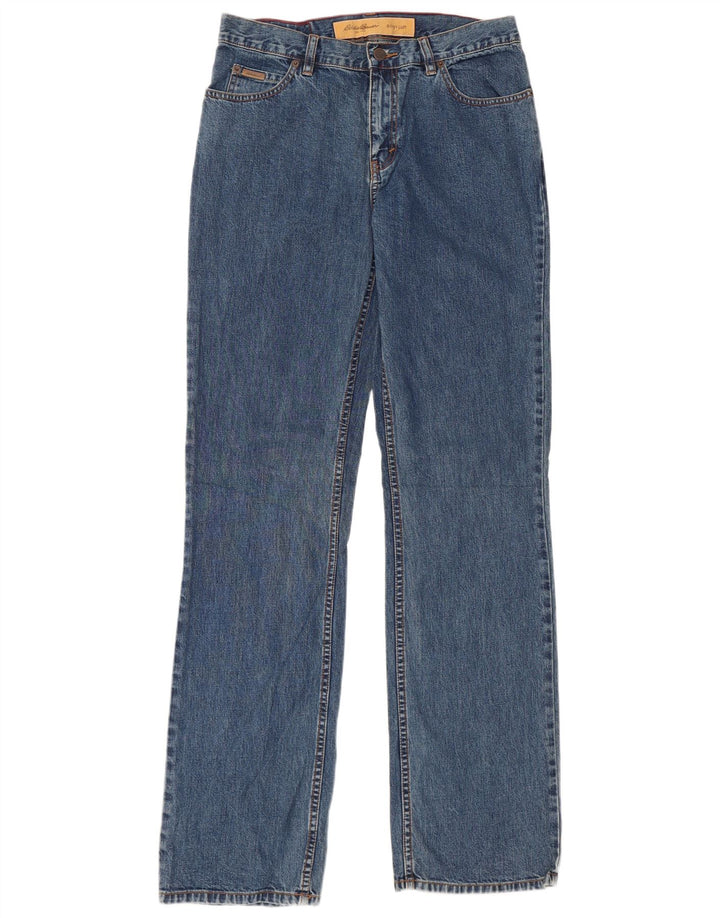 EDDIE BAUER Damskie jeansy Bootcut US 10 Large W32 L35 Niebieska bawełna