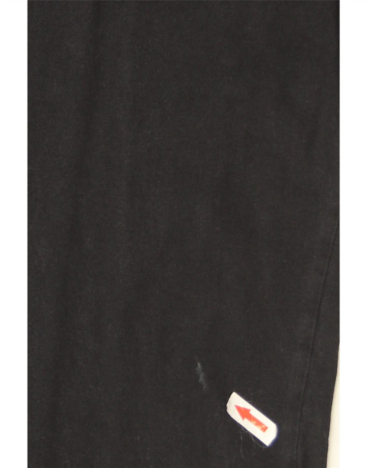 Męski T-shirt Nike Swoosh Graphic Top, średni czarny, bawełniany