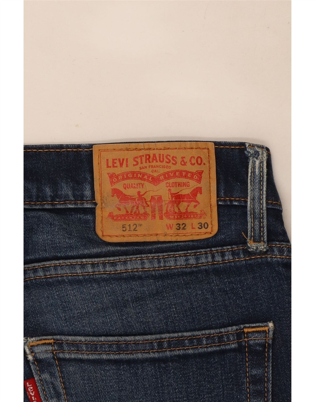 Męskie jeansy Levi's 512 Slim Tapered W32 L30 Niebieskie