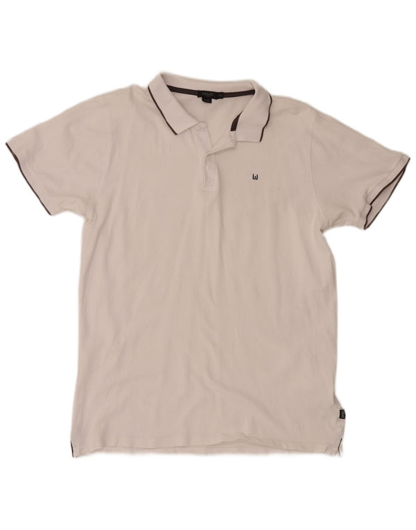 Męska koszulka polo Liu Jo Slim Fit 2XL, biała bawełna