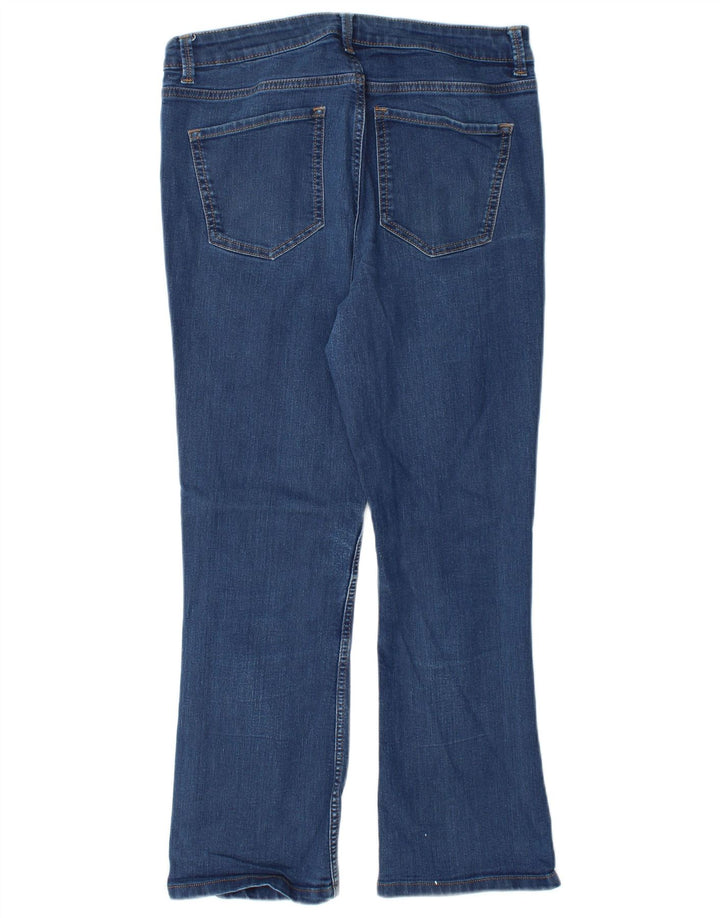Marks & Spencer Damskie Jeansy Eva Bootcut UK 14 Duże W32 L27 Niebieskie