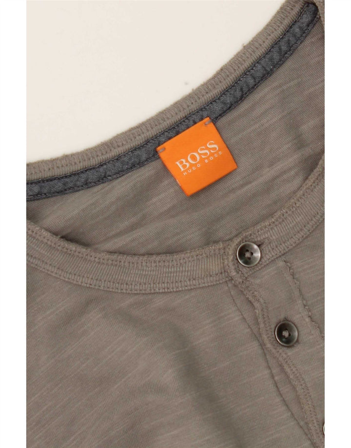 Męska koszulka z długim rękawem Hugo Boss XL, szara