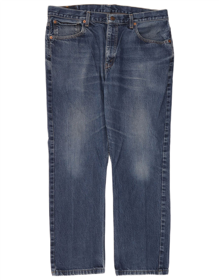 Męskie jeansy Levi's 581 Straight W38 L30 Niebieskie bawełniane