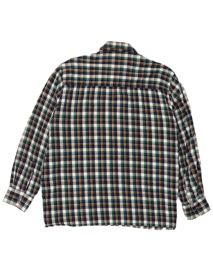 Koszula flanelowa męska Follie Rozmiar 45/46 2XL Wielokolorowa bawełniana krata