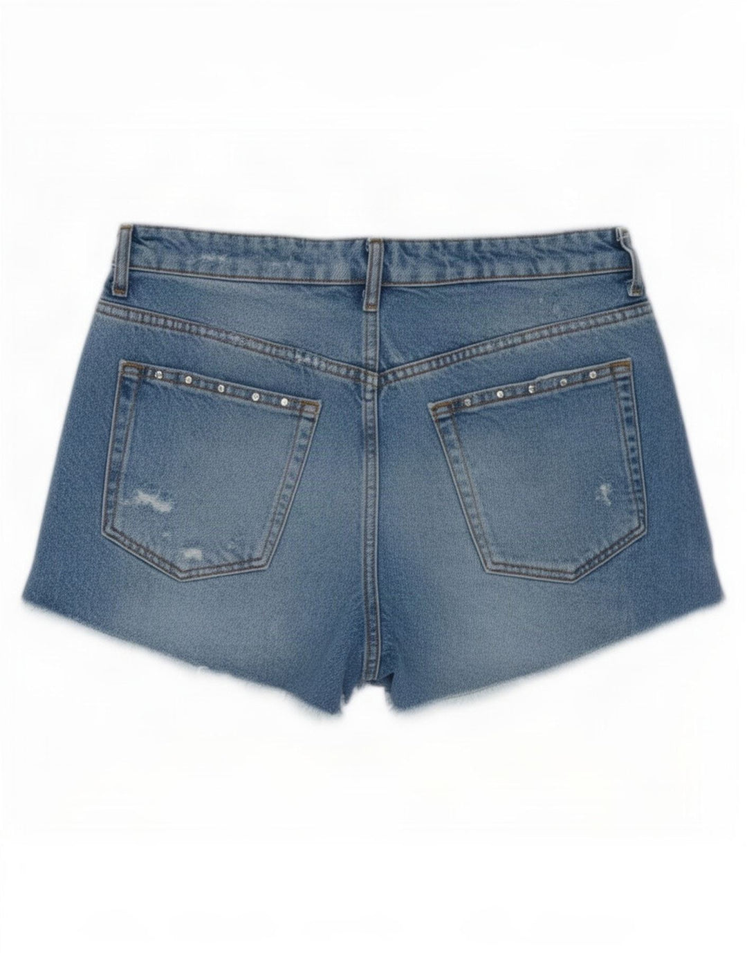 Damskie spodenki jeansowe Zara EU 38 Small W28 Niebieskie
