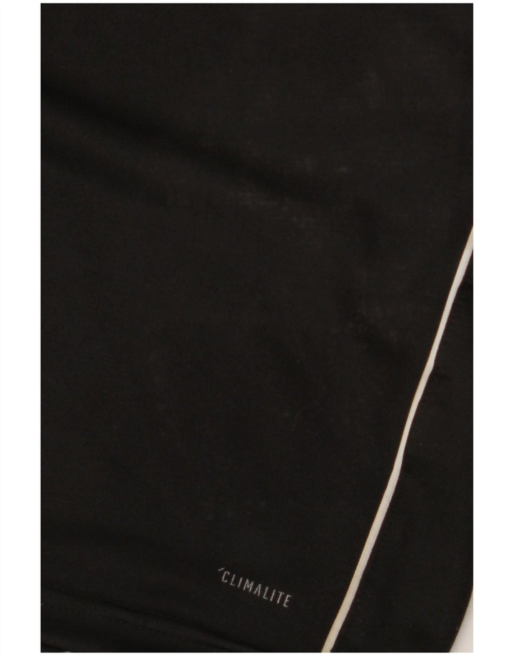 Adidas Męski dres Climalite Zip Neck Pullover Top XL Czarny poliester